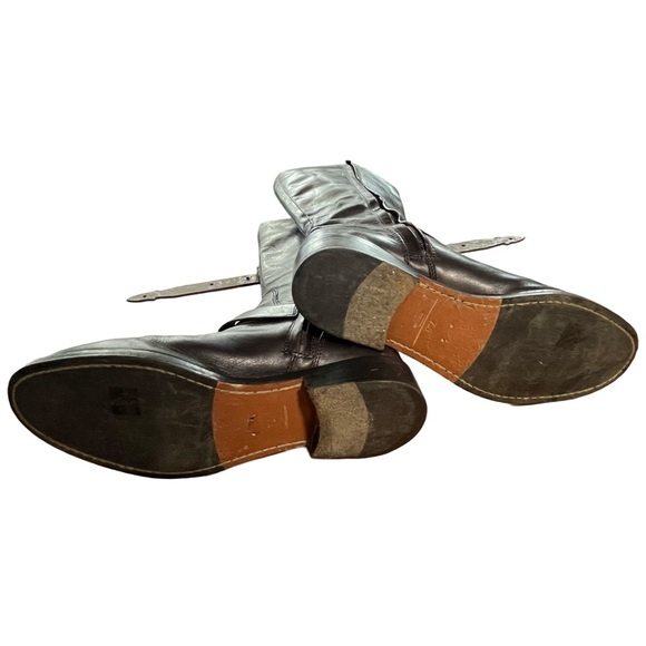 COACH Women’s BRYN Leather Riding Boot Size 7.5 Brown Equestrian Neutral - Picture 11 of 16